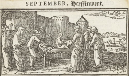 September, The Raising of the Son of the Widow of Nain, Christ Heals a Possessed Boy (former