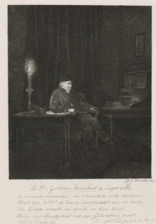 Portrait of Humbert de Superville, print, Portrait of David Pierre Giottino Humbert de Superville,