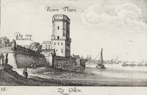 View of the city walls of Cologne, Zu Cöllen, Amoenissimae Aliquot Locorum In Diversis Provincijs