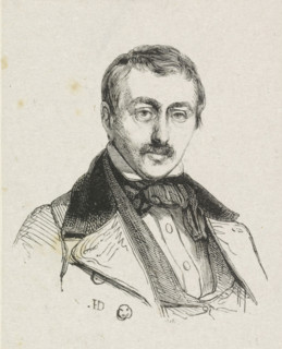 Portrait of Jan Hendrik van de Laar, print, after drawing by Coenraad Hamburger (possibly), 1819 -