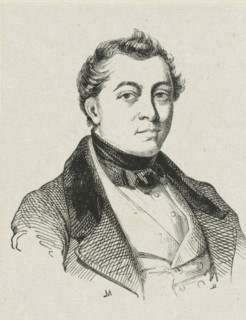 Portrait of James de Rijk, print, printmaker: Monogrammist ML, after drawing by Coenraad Hamburger,