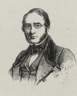 Portrait of André Benoit Barreau Taurel, print, Portrait of the engraver and etcher André Benoit