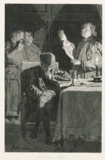 Louis XI at the Bastille, Louis XI in the Bastille, print, Louis XI in the Bastille in Paris,
