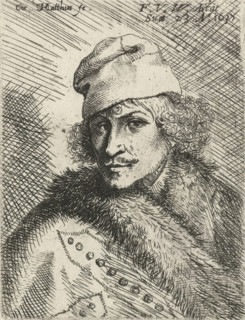 Portrait of Frans van den Wijngaerde, print, Portrait of printmaker and publisher Frans van den