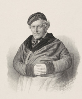 Portrait of an unknown man, print, The sitter is sitting on a chair with his hands clasped in front