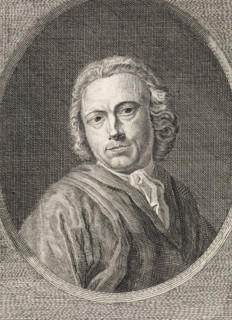 Portrait of an unknown man, print, Bust of an unknown man facing right in an oval., printmaker: