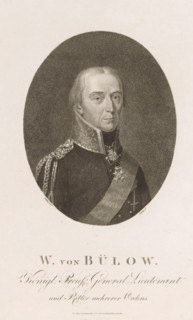 Portrait of Friedrich Wilhelm Bülow, print, printmaker: Friedrich Wilhelm Bollinger, Berlin, after