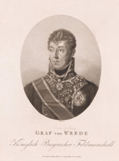 Portrait of Carl Philipp von Wrede, print, printmaker: Friedrich Wilhelm Bollinger, Berlin,