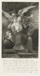 Portrait of William V, Prince of Orange-Nassau, print, Portrait of William V in an octagonal frame.