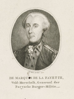 The Marquis de la Fayette, Field Marshal, General of the Parisian Civic Militia, Portrait of