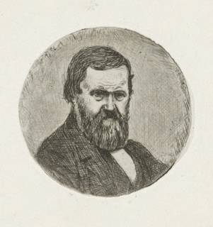 Portrait of Cornelis Ouboter van der Grient, print, Portrait in an oval of Cornelis Ouboter van der