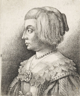 Portrait of a young woman with collar and rosette, Reisbüchlein, Small travel book with various