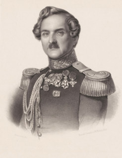 Portrait of François Vincent Henri Antoine de Stuers, print, printmaker: Augustin Luc Demoussy,