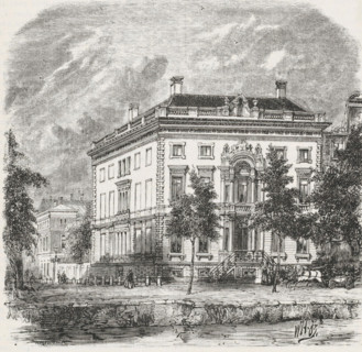 House of Mr. Fuld, House of banker Elias Fuld on the corner of the Keizersgracht and the Molenpad