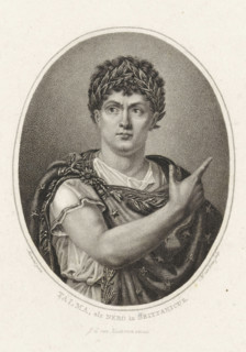 Talma, as Nero in Brittanicus, print, Portrait of the French actor François Joseph Talma, in the