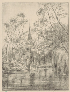 De Werve (original title), Country house Huis te Werve by pond, Old country estates around The