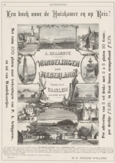 Advertisement for: J. Graandyk. Walks through the Netherlands. Haarlem: Herman Diederick Tjeenk