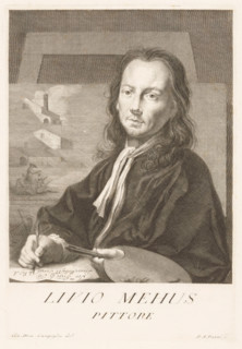 Portrait of artist Lieven Mehus, Portraits of artists, print, book illustration, printmaker: