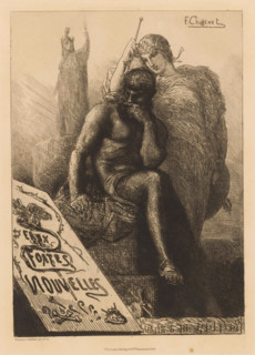 Eaux Fortes Nouvelles, Title page with allegorical figures, L'Eau Forte en 1878, print, title page,
