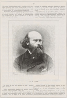 Portrait of Pierre Joseph Hubert Cuypers, print, book illustration, Portrait of Pierre Joseph
