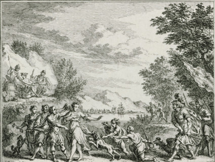 Allegory of American freedom, print, Allegorical representation of American independence.