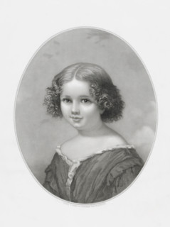 Bust of a girl, print, printmaker: Hendrik D. Jzn Sluyter, Amsterdam, after design by Nicolaas