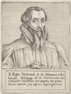 Portrait of Johann Schelhammer, print, printmaker: Lorenz Strauch, Nuremberg, 1600 - c. 1630,