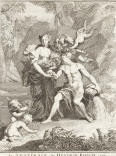 Parnas on the Waal, Allegorical representation with Poetry and the Waal, Title page for: Jan van