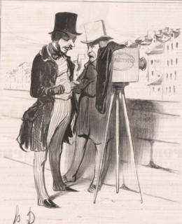 Patience is the virtue of donkeys, Photographer with camera looks at his pocket watch, Proverbs and