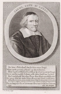 Portrait of Jacob Cats, print, Grand Pensionary of Holland and poet., number: '335', printmaker: