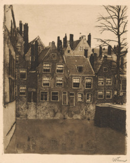 Groenendaal in Rotterdam, print, Groenendaal, filled in in 1911, seen from the Nieuwehaven in