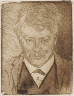 Portrait of Hein Boeken, print, printmaker: Willem Witsen, Amsterdam, c. 1891, paper, soft-ground