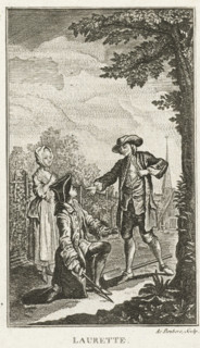 Laurette and the Count of Luzy, Laurette, print, book illustration, Illustration for the story
