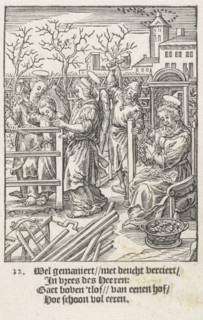 Christ Child builds a fence, The Childhood of Our Lord Jesus Christ, Youth of Christ, print, Series