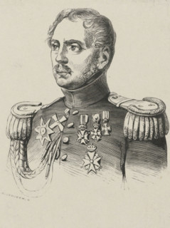 Man in a military costume, print, printmaker: Elchanon Verveer, The Hague, 1836 - 1900, paper,