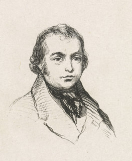 Portrait of Ferdinand de Braekeleer de Oude, print, after drawing by anonymous, 1841 - 1842,
