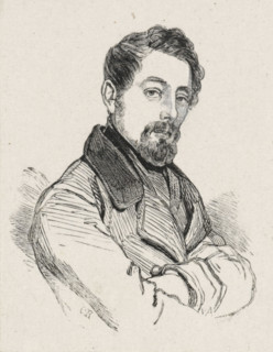 Portrait of Laurent Joseph Hart, print, printmaker: Monogrammist CR (19th century), after drawing