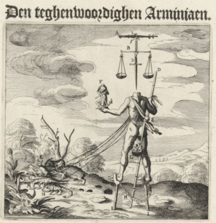 Caricature of the Arminians, The Present Arminian, cartoon, print, Caricature of the Arminians