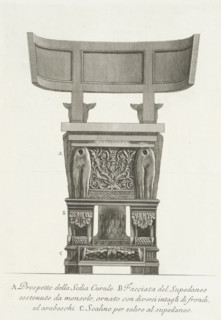 Official seat, Vases, candlesticks, gravestones, sarcophagi, tripods, lamps and ornaments designed