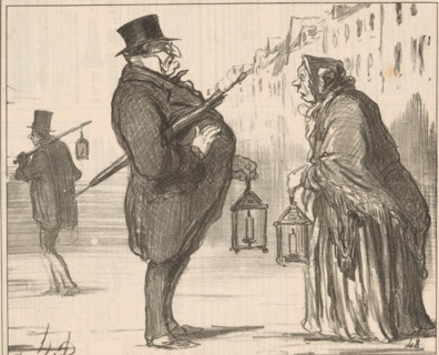 The essential precaution Parisians take when leaving their homes, Monsieur Prudhomme and an old