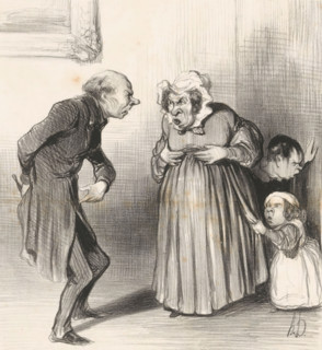 Family with health complaints, En fait-on avaler à ce pauvre public!, Advertisement, The