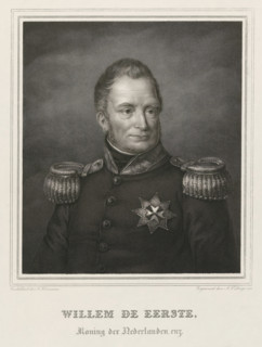 Portrait of William I Frederick, King of the Netherlands, William the First, etc., print, Portrait