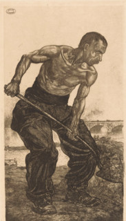 Homme de Peine (original title), L'Outillage (original series title on object), print, A dockworker