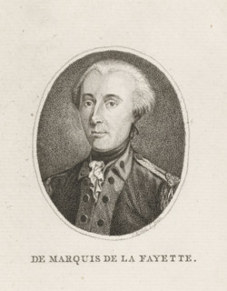 The Marquis de la Fayette, Portrait of Gilbert du Motier, Marquis de la Fayette, print, Portrait