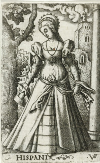 Foolish virgin as personification of Spain, Hispani, Wise and foolish virgins as European countries