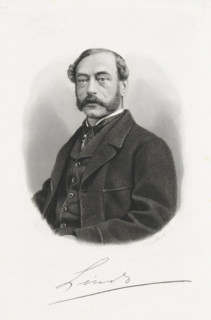 Portrait of Lintz, print, printmaker: Dirk Jurriaan Sluyter, Amsterdam, 1826 - 1886, paper, steel
