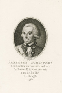 Portrait of Albertus Schippers, print, printmaker: François Joseph Pfeiffer (I), Amsterdam, 1787,