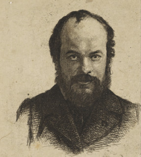 Portrait of Jan Weissenbruch, print, Portrait of the artist Jan Weissenbruch, older brother and