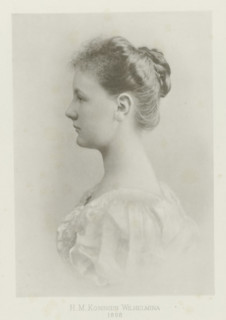 Portrait of Wilhelmina, Queen of the Netherlands, photomechanical print, Portrait of Wilhelmina. In