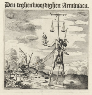 Caricature of the Arminians, The Present Arminian, cartoon, print, Caricature of the Arminians